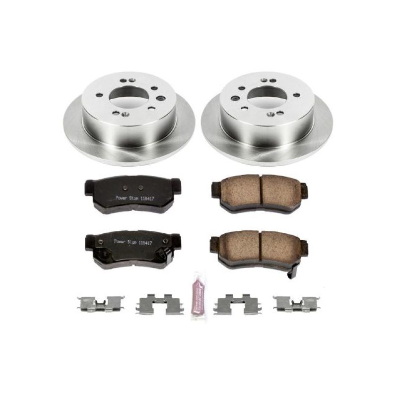 Power Stop 07-10 Hyundai Elantra Rear Autospecialty Brake Kit Brake Kits - OE PowerStop