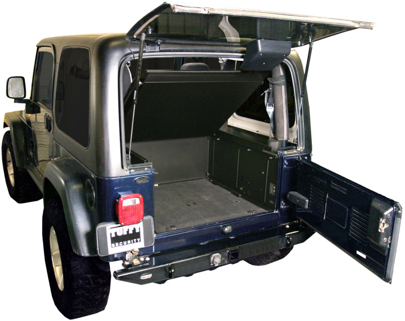 Tuffy Tj Lj & Yj Security Deck Enclosure- 01 Blk Cargo Boxes & Bags Tuffy Products