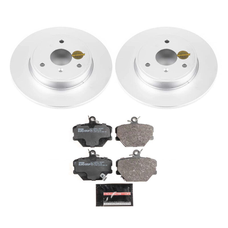 Power Stop 08-16 Smart Fortwo Front Eurostop Brake Kit Brake Kits - OE PowerStop