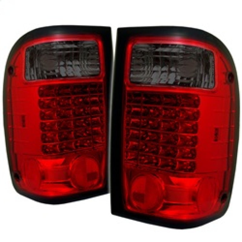 Spyder Ford Ranger 01-05 LED Tail Lights Red Smoke ALT-YD-FR98-LED-RS Tail Lights SPYDER