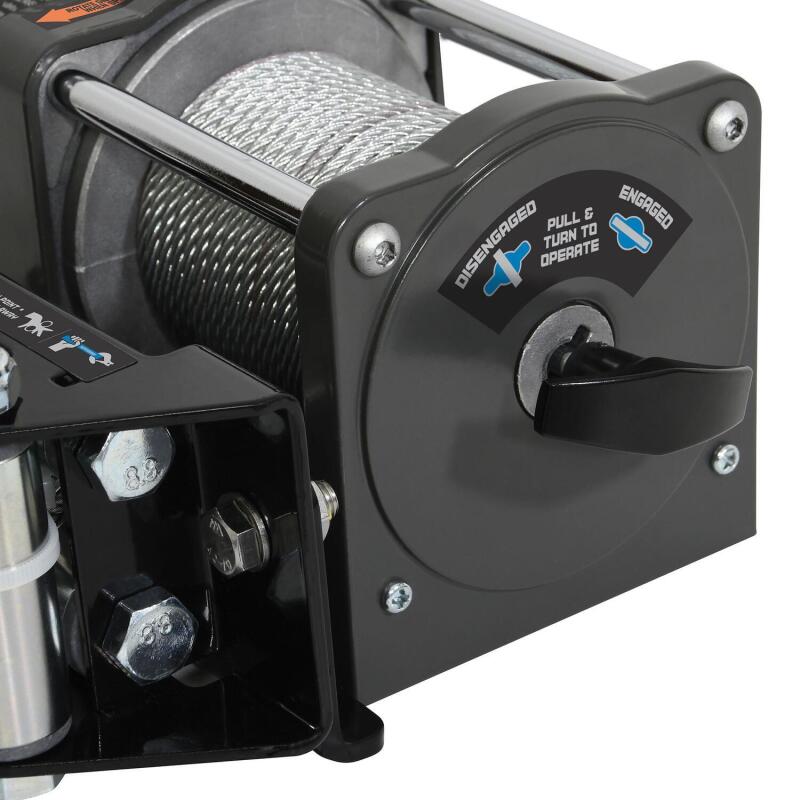Superwinch 1,500 lbs. 1.1 HP 120V AC 1/8 In x 35ft. Wire Rope - Gray Wrinkle Winches Superwinch