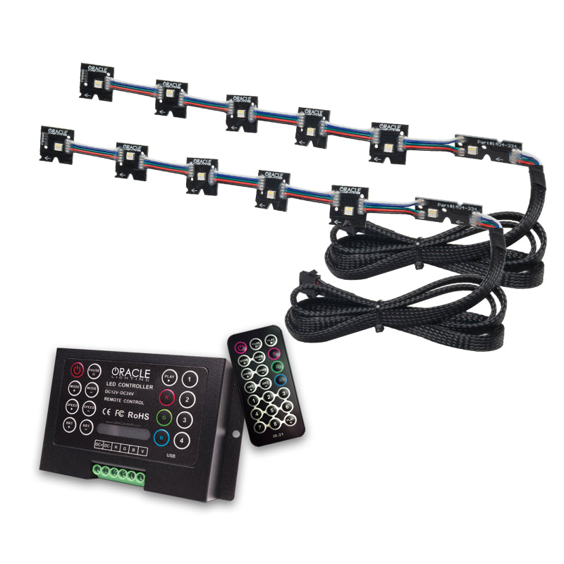 Oracle 14-21 Infiniti Q50 RGB+W Headlight Halo Upgrade Kit - ColorSHIFT 2 Headlights ORACLE Lighting