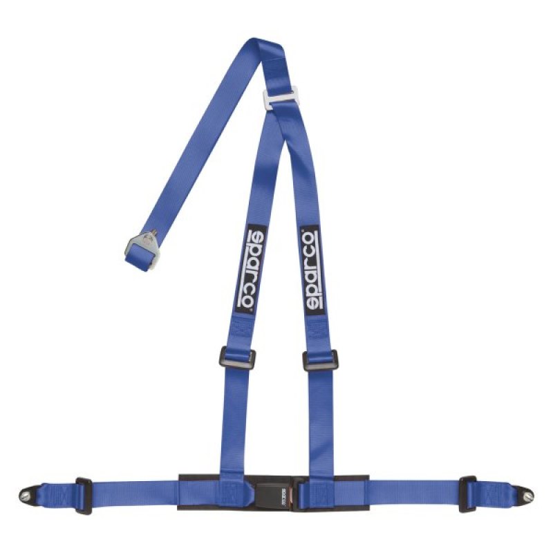 Sparco Belt 2 Inch Blue 3Pt Bolt-In Seat Belts & Harnesses SPARCO