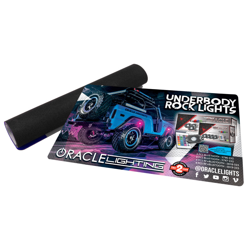 Oracle Neoprene Counter Mat 24in x 14in - Rock Light Design POP Displays ORACLE Lighting