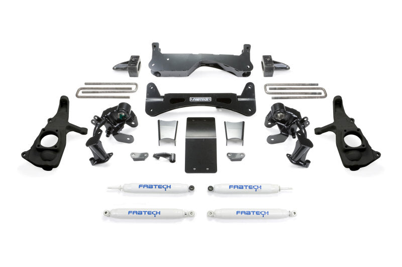 Fabtech 11-19 GM 3500HD 2WD/4WD 6in Rts Sys w/Perf Shks Lift Kits Fabtech