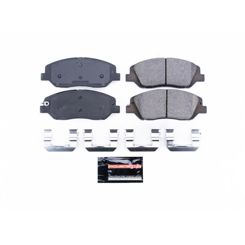 Power Stop 17-18 Hyundai Santa Fe Front Z23 Evolution Sport Brake Pads w/Hardware Brake Pads - Performance PowerStop