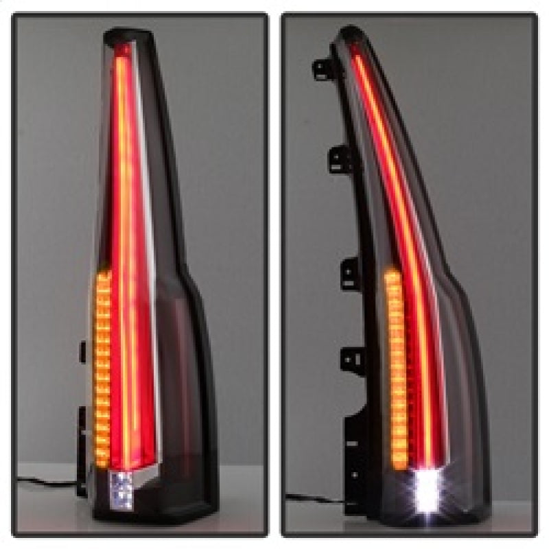 xTune GMC Yukon 15-17 LED Tail Lights (Escalade Style) - Black ALT-JH-GY15-2IN1LED-BK Tail Lights SPYDER
