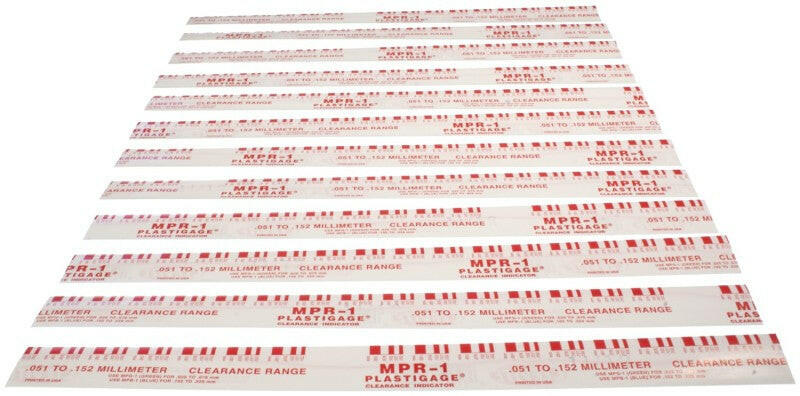 Clevite Plastigage Red Plastigage - 12 Pack Tools Clevite