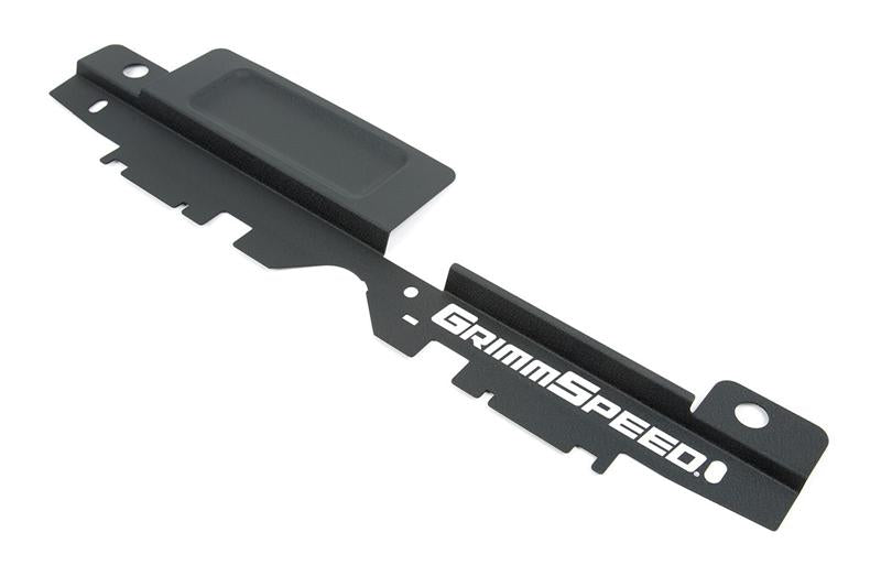 GrimmSpeed 05-09 Subaru Legacy/Outback Radiator Shroud w/Tool Tray - Textured Black Radiator Shrouds GrimmSpeed