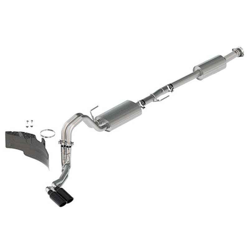 Ford Racing 21-22 F-150 2.7L/3.5L/5.0L Side Exit Touring Exhaust - Black Tips Catback Ford Racing