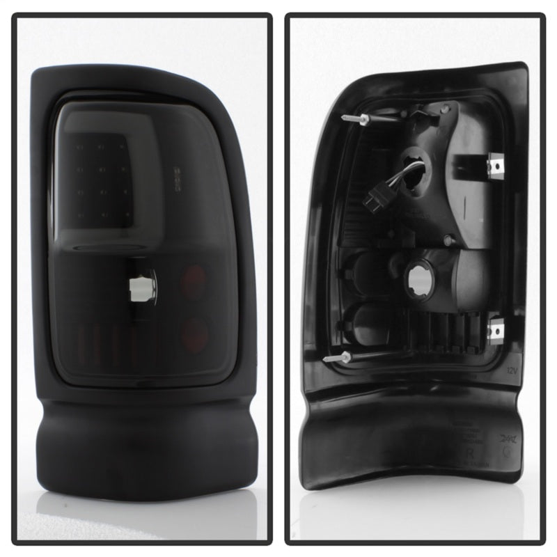 xTune Dodge Ram 1500 94-01 Tail Lights - Light Bar LED - Black ALT-ON-DRAM94V3-LBLED-BSM Tail Lights SPYDER