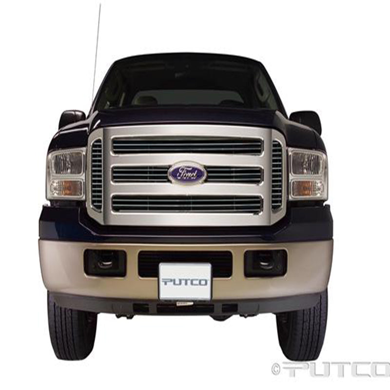 Putco 05-07 Ford SuperDuty - Incl Side Vents Shadow Billet Grilles Grilles Putco