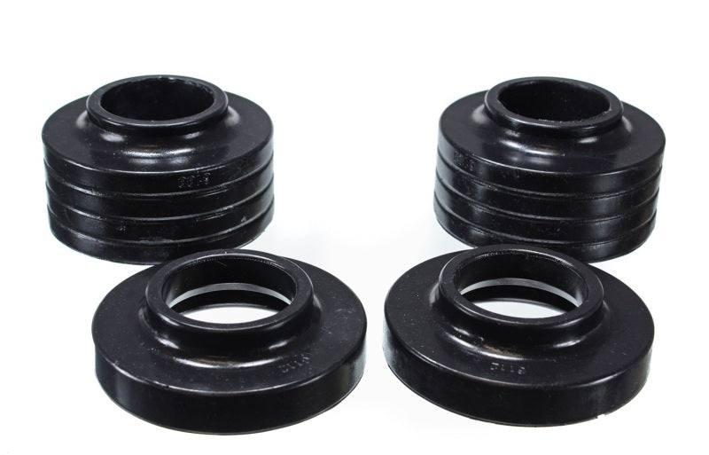 Energy Suspension Jeep Spring Isolators - Black Bushing Kits Energy Suspension