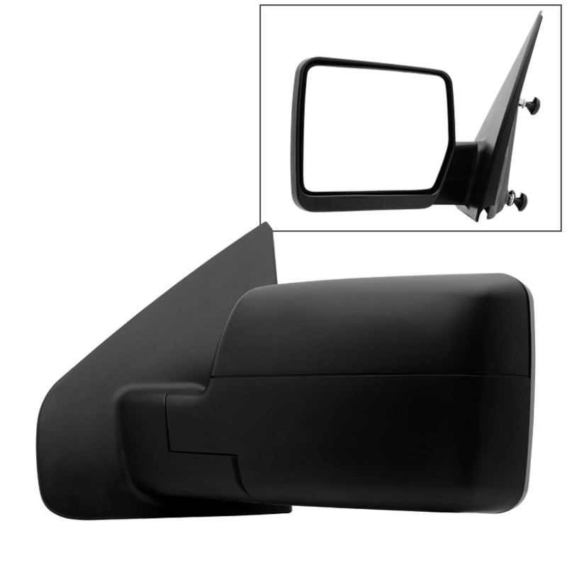 xTune Ford F150 04-06 Manual OE Mirror Left MIR-03348MB-M-L Side Mirrors SPYDER