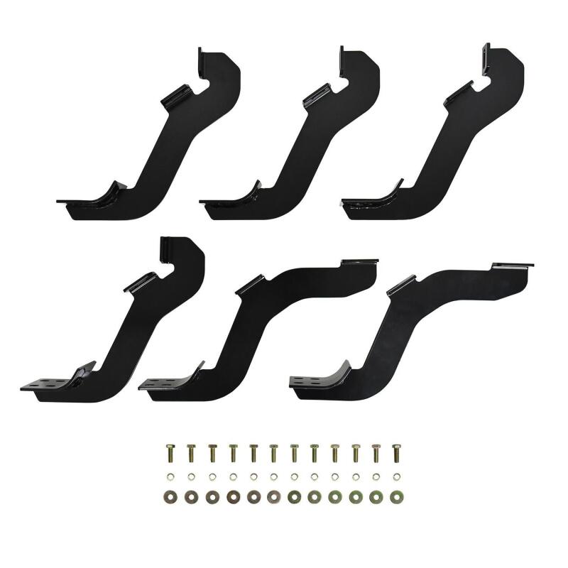 Westin 19-22 Ford Ranger SuperCrew/SuperCab Premier Oval Nerf Step Bar Mount Kit - Blk Hardware Kits - Other Westin