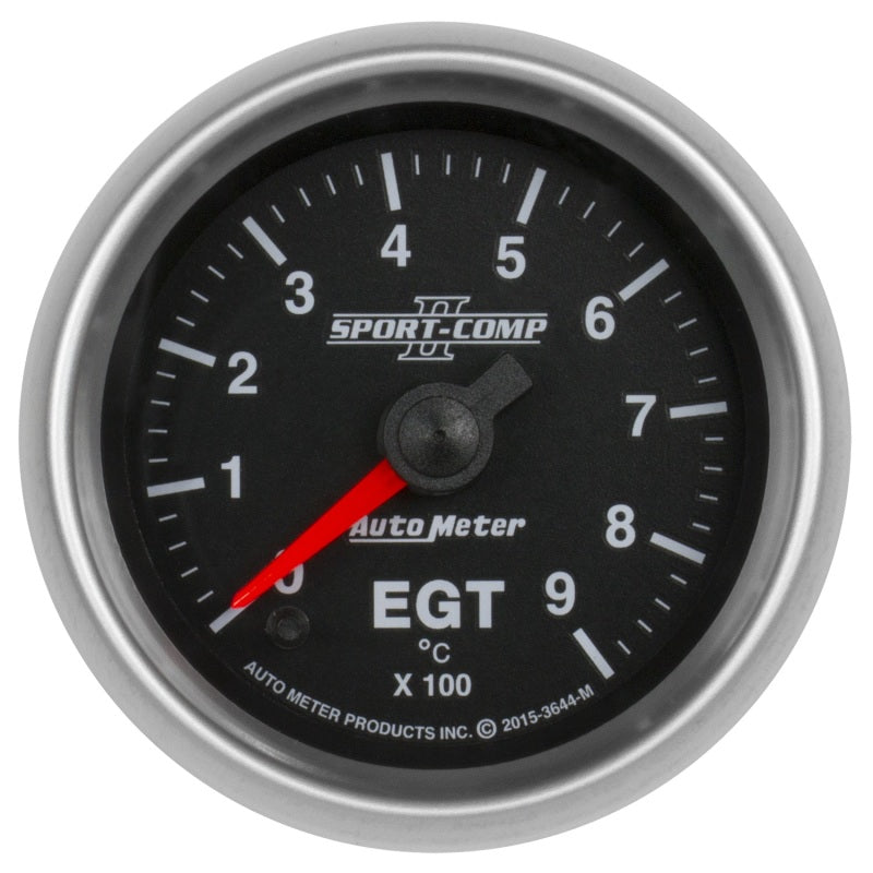 Autometer Sport-Comp II Gauge Pyrometer (Egt) 2 1/16in 900c Digital Stepper Motor Sport-Comp II Gauges AutoMeter