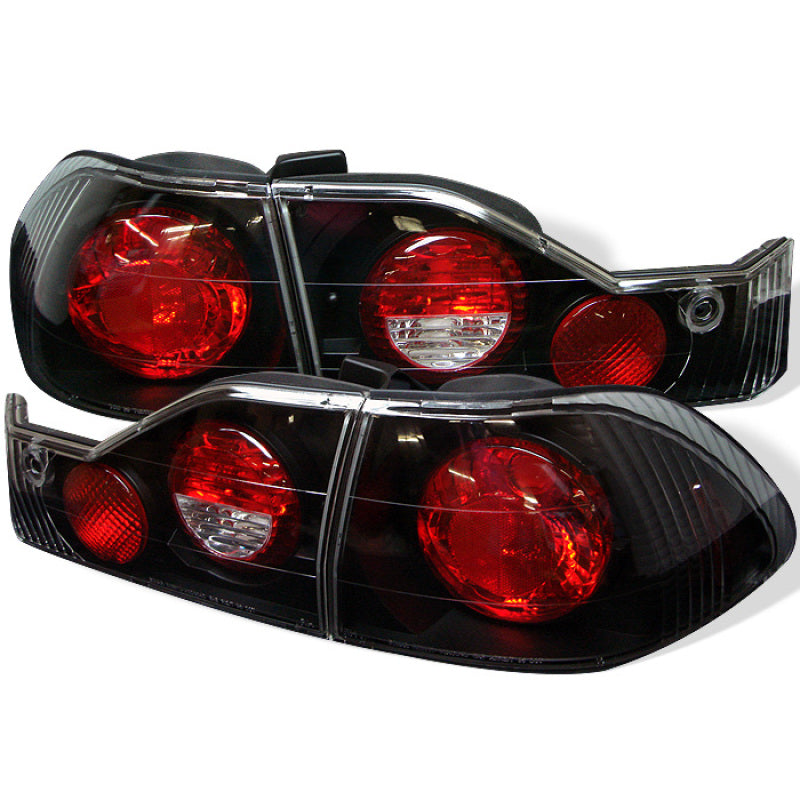 Spyder Honda Accord 98-00 4Dr Euro Style Tail Lights Black ALT-YD-HA98-BK Tail Lights SPYDER