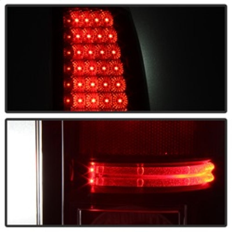 Spyder Chevy Silverado 1500 03-06 (Not Fit Stepside)LED Tail Lights Blk Smke ALT-YD-CS03-LED-BSM Tail Lights SPYDER