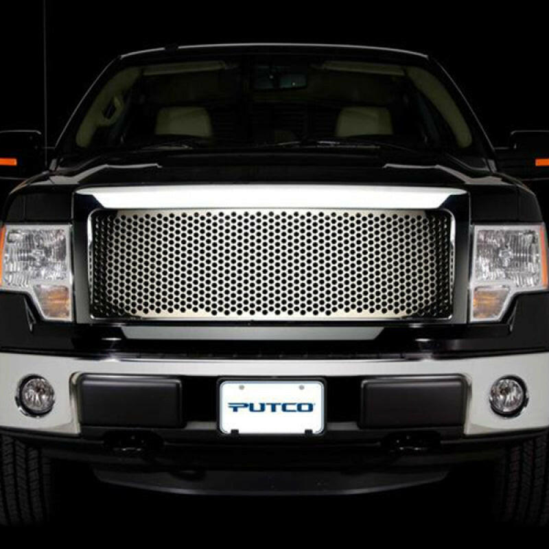 Putco 09-12 Ford F-150 (Bar Style) - Punch Grille Insert - Cut to Fit Design Designer FX Grilles Grilles Putco