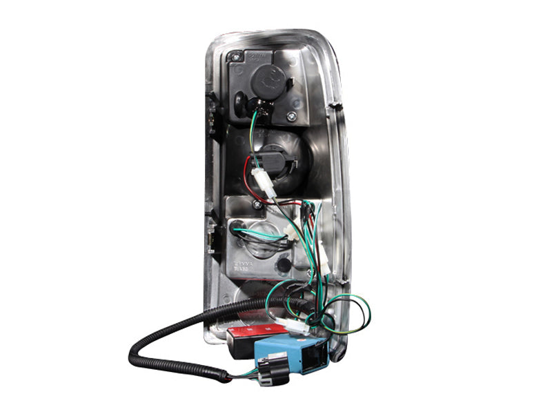 ANZO 2000-2006 Chevrolet Suburban LED Taillights Black Tail Lights ANZO