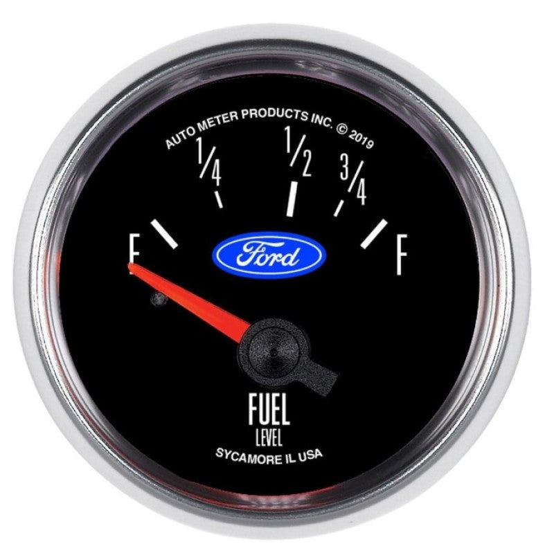 Autometer Ford 2-1/16in. Electric Fuel Level Gauge Gauges AutoMeter