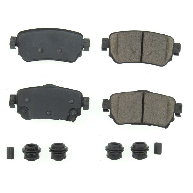 Power Stop 18-19 Nissan Leaf Rear Z17 Evolution Ceramic Brake Pads w/Hardware Brake Pads - OE PowerStop