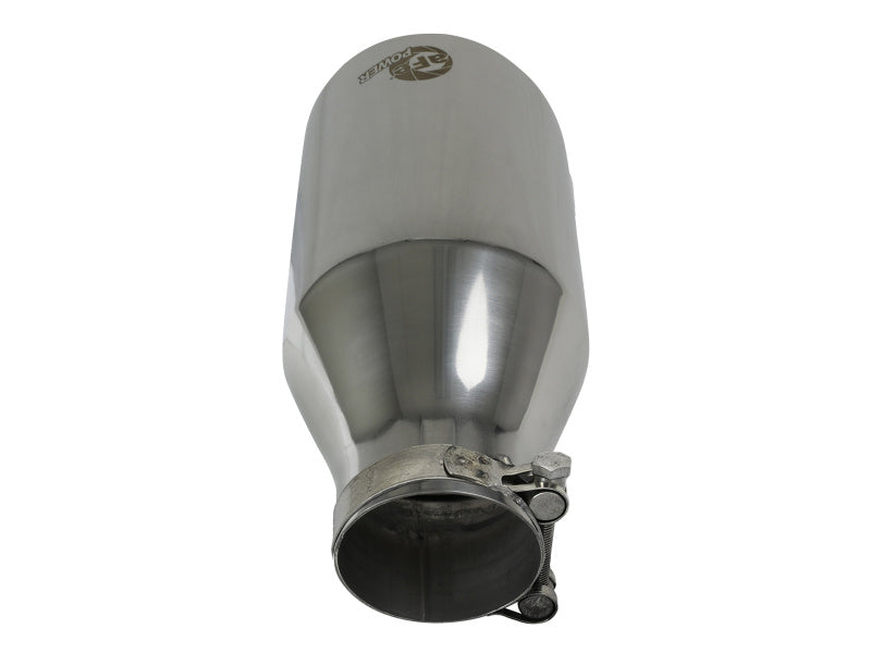 aFe MACH Force-Xp Universal Exhaust Tip 2-1/2 IN Inlet x 4-1/2 IN Outlet x 9 IN L Tips aFe