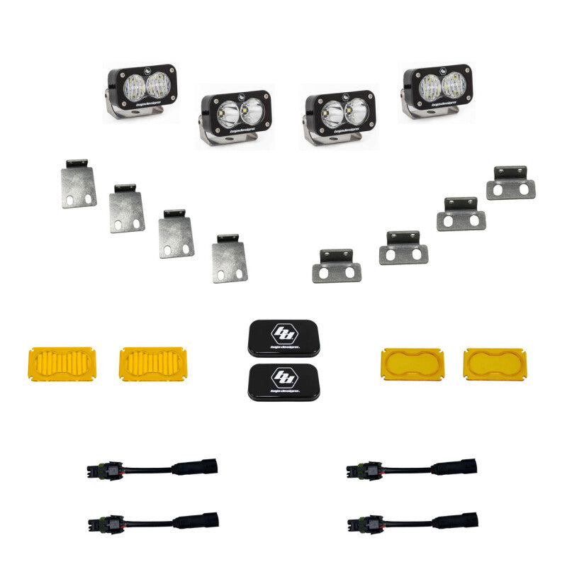 Baja Designs S2 Pro Fog Pocket Kit - 2021+ Ford Raptor Fog Lights Baja Designs