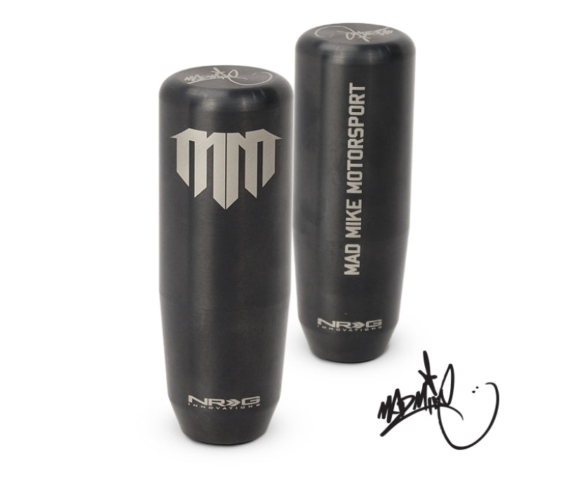 NRG Universal Shift Knob - Heavy Weight - Mad Mike Signature Short Shifter - Black Chrome Shift Knobs NRG