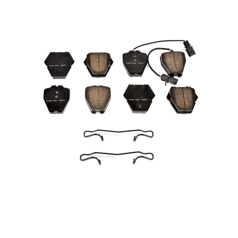 Power Stop 02-04 Audi A6 Front Z17 Evo Ceramic Brake Pad w/Hardware Brake Kits - Performance Blank PowerStop