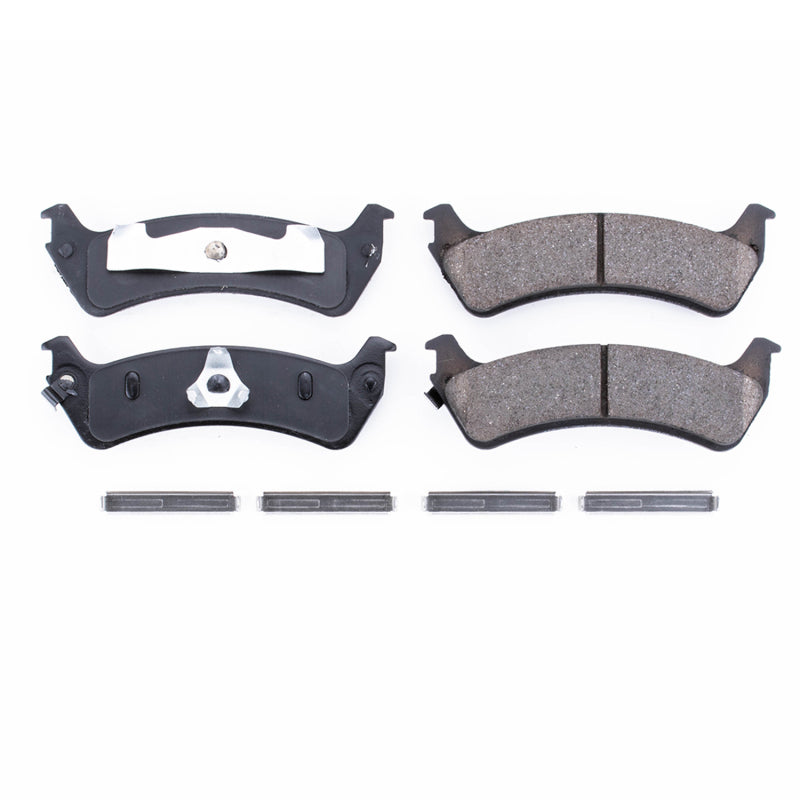 Power Stop 01-03 Ford Explorer Sport Rear Z17 Evolution Ceramic Brake Pads w/Hardware Brake Pads - OE PowerStop