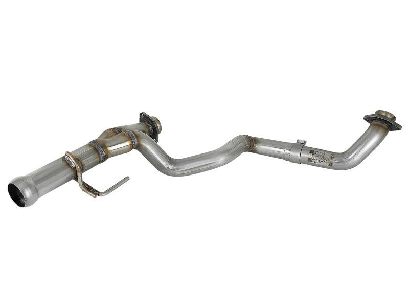 aFe POWER Twisted Steel Y-Pipe 2-1/4in 409 SS Exhaust System 2018 Jeep Wrangler (JL) V6-3.6L X Pipes aFe