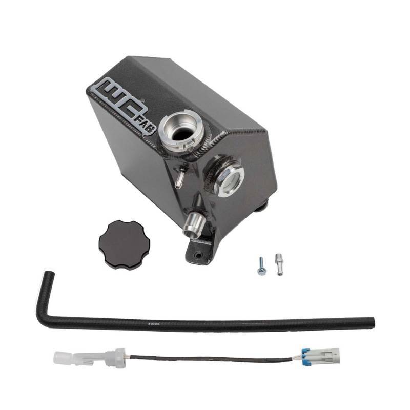 Wehrli 17-19 Chevrolet 6.6L L5P Duramax OEM Placement Coolant Tank Kit - Flat Black Coolant Reservoirs Wehrli