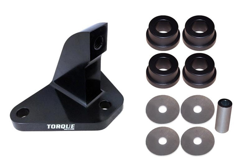 Torque Solution Mustache Bar Eliminator w/ Urethane Bushings: Mitsubishi Evo 7/8/9 2001-2006 Chassis Bracing Torque Solution