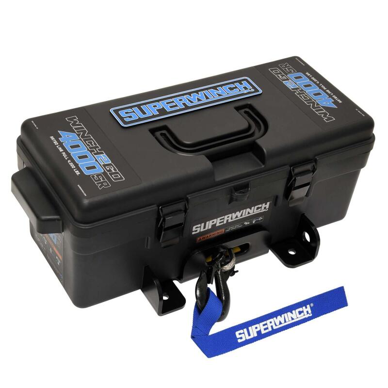 Superwinch 4000 LBS 12V DC 3/16in x 50ft Synthetic Rope Winch2Go Winches Superwinch