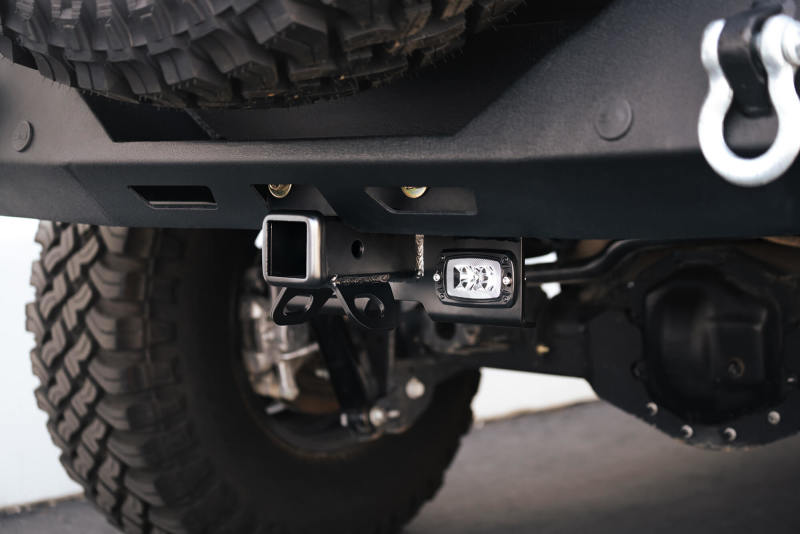 DV8 Offroad 07-21 Jeep Wrangler (JK/JL) Bolt-On Hitch w/ Lights Hitch Receivers DV8 Offroad
