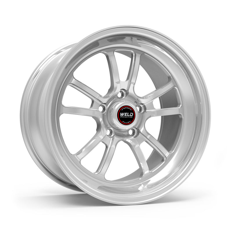 Weld S70 18x9 / 5x4.75 BP / 5.2in. BS Polished Wheel (Medium Pad) - Non-Beadlock Wheels - Forged Weld