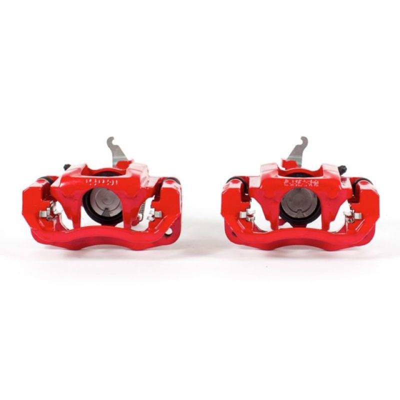 Power Stop 09-11 Dodge Journey Rear Red Calipers w/Brackets - Pair Brake Calipers - Perf PowerStop