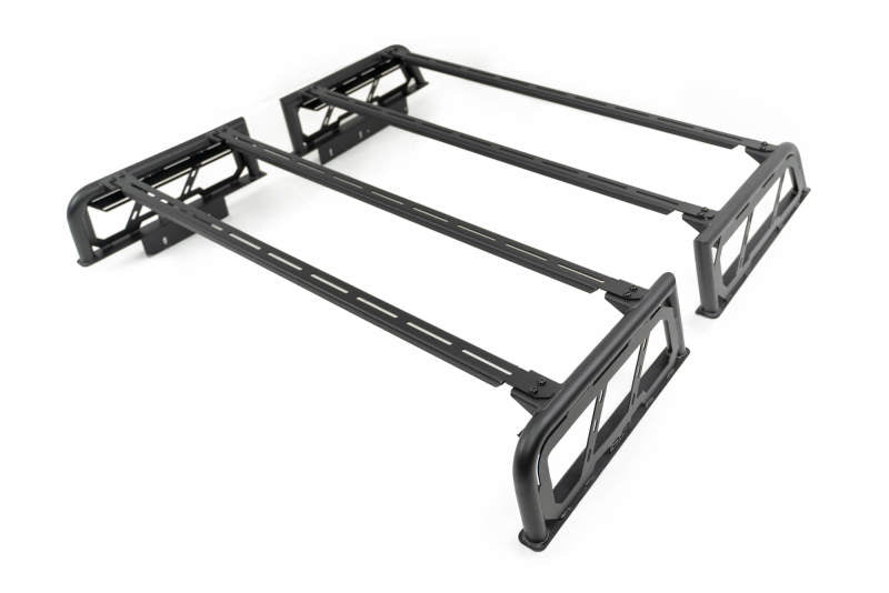 DV8 Offroad 07-23 Toyota Tundra / 09-23 Ford F150 Raptor MTO Series Bed Rack - 2pc Adj. Bed Racks DV8 Offroad