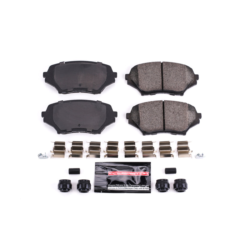 Power Stop 06-15 Mazda MX-5 Miata Front Z23 Evolution Sport Brake Pads w/Hardware Brake Pads - Performance PowerStop