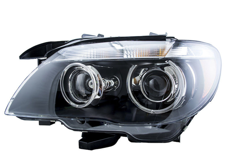 Hella 02-07 BMW 7 Series Bi-Xenon Headlight Left Clear Turn Signal Driving Lights Hella