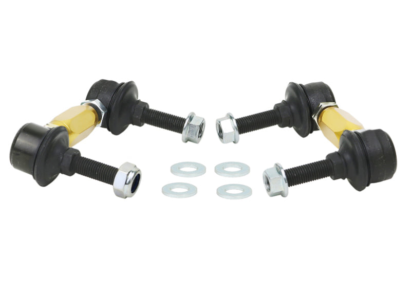 Whiteline Universal Swaybar Link Kit-Heavy Duty Adjustable Ball Joint Sway Bar Endlinks Whiteline