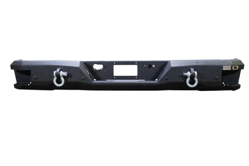 Fishbone Offroad 07-13 Chevy Silverado 1500 Rear Bumper - Black Bumpers - Steel Fishbone Offroad