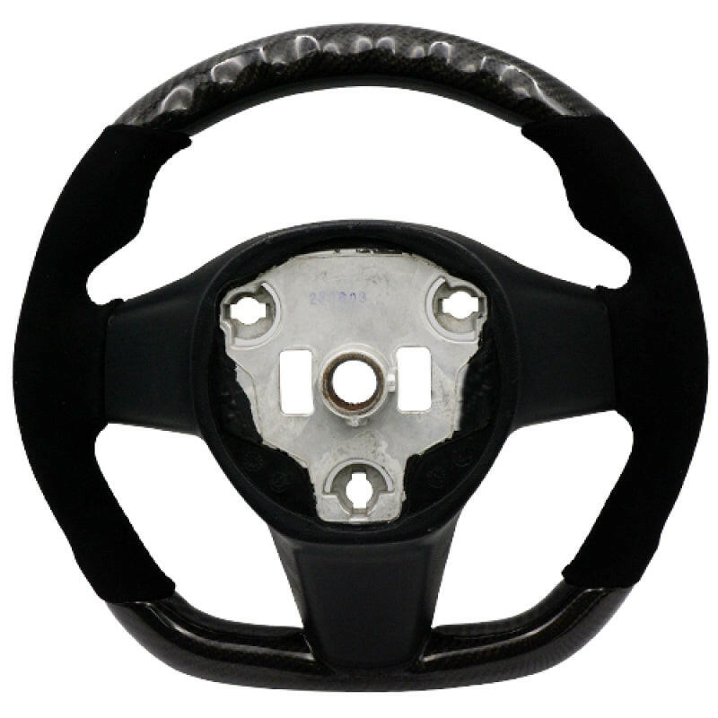 BLOX Racing Tesla Model 3 and Y Carbon/Alcantara Steering Wheel Black Stitching Steering Wheels BLOX Racing