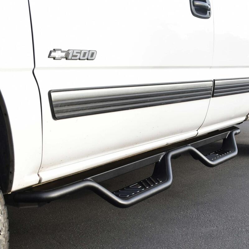 Westin 99-13 Chevrolet Silverado 1500 (Ext. Cab) Outlaw Drop Nerf Step Bars - Textured Black Nerf Bars Westin