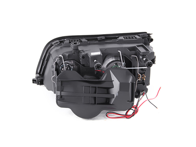 ANZO 1994-2000 Mercedes Benz C Class W202 Crystal Headlights Chrome Headlights ANZO