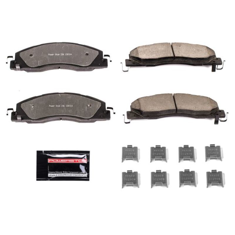 Power Stop 09-10 Dodge Ram 2500 Front Z36 Truck & Tow Brake Pads w/Hardware Brake Pads - Performance PowerStop