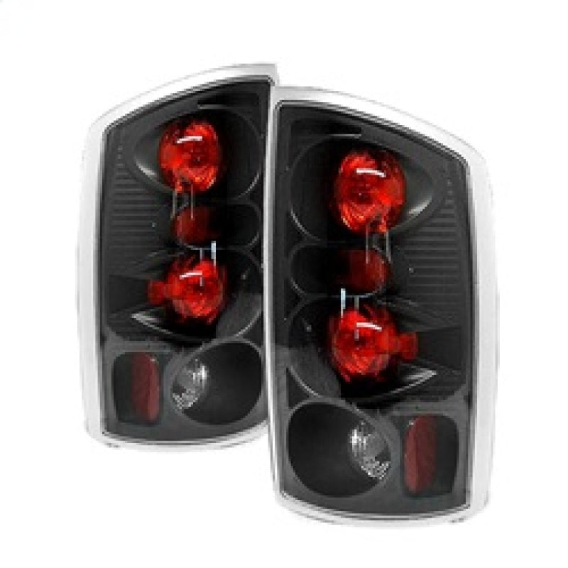 Spyder Dodge Ram 02-06 1500/Ram 2500/3500 03-06 Euro Style Tail Lights Black ALT-YD-DRAM02-BK Tail Lights SPYDER
