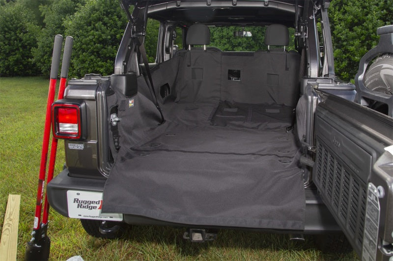 Rugged Ridge C3 Cargo Cover 18-22 Jeep Wrangler JL 4dr (Excl. 4XE Models) Car Covers Rugged Ridge