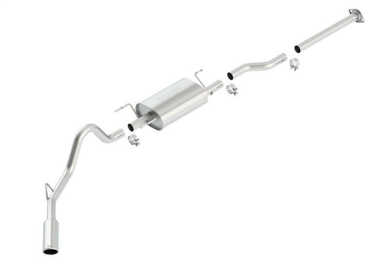 Borla 05-12 Toyota Tacoma 4.0L AT/MT 2/4WD CC/SH EC/LB 2&4Dr Catback Exhaust Catback Borla